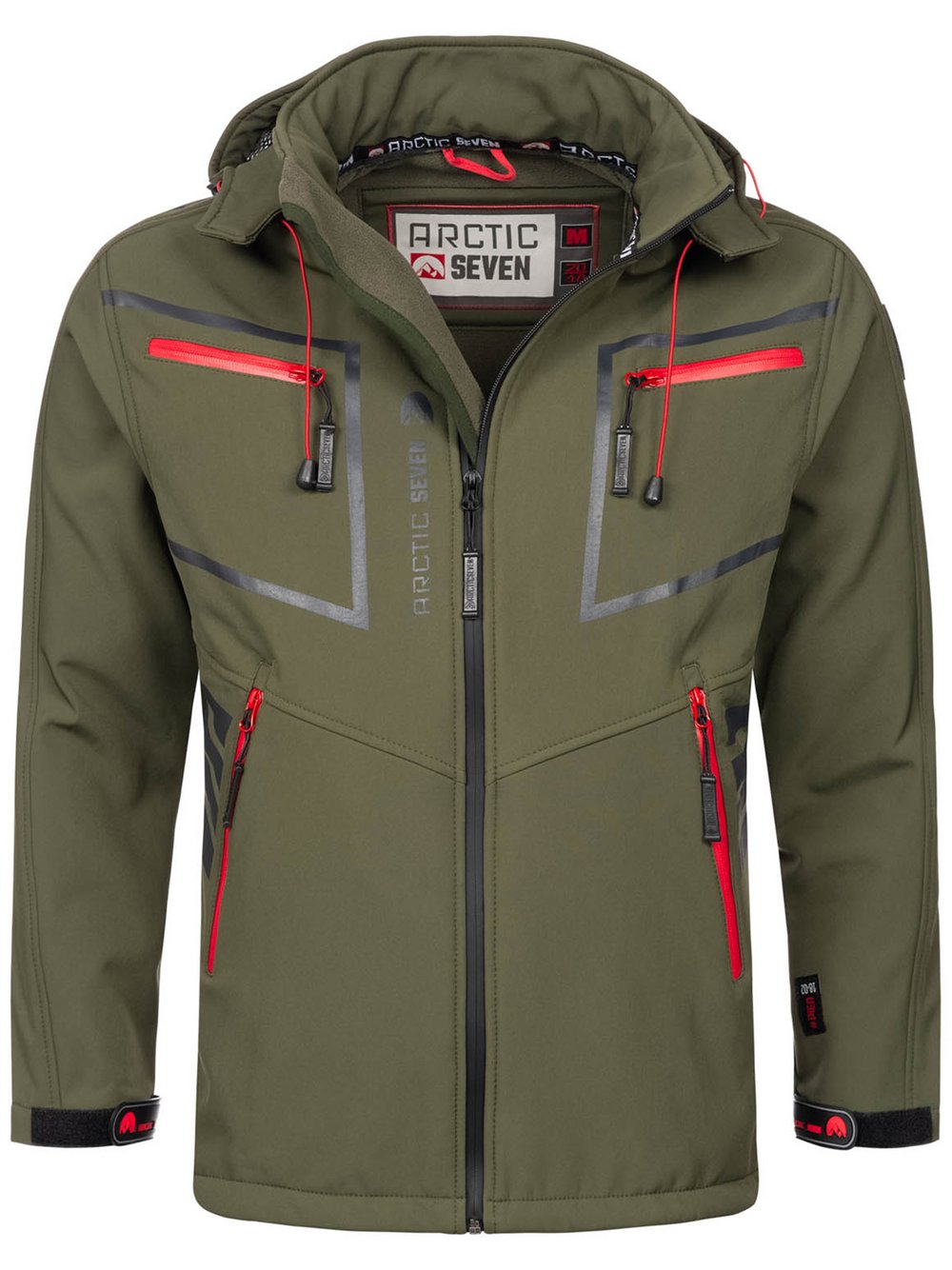 Arctic Seven Softshelljacke Herren oliv, XXL Image