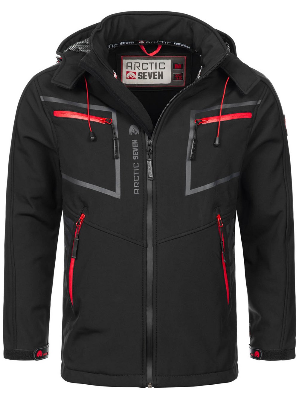 Arctic Seven Softshelljacke Herren schwarz, XXXL Image