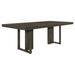 Coaster Furniture Kelly Rectangular Dining Table Dark Grey - 86.50'' x 43.25'' x 30.00''