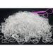 2500 PCS Hair Bands Clear Elastic Hair Band Mini Hair Rubbers Ties for Girls Ponytail Hair Accessories Soft Elastic Bands Non-Slip Small Hair Ties with 2 PCS Topsy Tail Hair Tools.