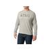 5.11 Men's Woodland Camo Long Sleeve T-Shirt, Heather Gray SKU - 522433
