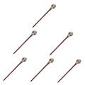 FOMIYES 6pcs Hanfu Hairpin Japanese Hair Pin Hair Bun Chopstick Japanese Hair Sticks Wooden Hair for Buns Vintage Hair Accessories Hair Chopsticks China Bride Red Sandalwood Shell Flower