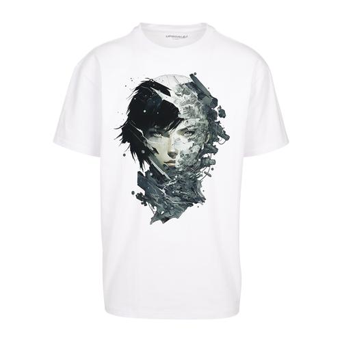 T-Shirt UPSCALE BY MISTER TEE ""Upscale by Mister Tee Herren Puppet Master Heavy Oversize Tee"" Gr. M, weiß Herren Shirts