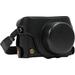 MegaGear PU Leather Camera Case for Panasonic Lumix DMC-LX100 (Black) MG661
