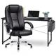 MoNiBloom Modern Computer Desk w/ Rolling Office Gaming Chair Set Home Office Wood/Metal in White | 29.5 H x 47 W x 23.5 D in | Wayfair