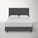 AllModern Abram Upholstered Standard Bed Upholstered, Wood in Gray | King | Wayfair B863CEEF199E420ABB4E9DB62B170F93