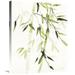 Trinx Bamboo Leaves V Green By Danhui Nai, Canvas Wall Art Canvas in Black | 28 H x 22 W x 1.5 D in | Wayfair 7F9C821BD61A411999BD27EAF88CAD4E