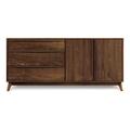 Copeland Furniture Catalina 3 Drawer Dresser Wood in Brown | Wayfair 2-CAL-52-04