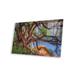 Red Barrel Studio® Azzam Wild Branching Tree - Unframed Graphic Art Plastic/Acrylic in Black/Brown/Green | 16 H x 24 W x 0.25 D in | Wayfair