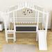 Bergan Twin Loft Bed by Harper Orchard in White | 71 H x 41 W x 80 D in | Wayfair 126F29FCF9264294BFB86E7146C6B3FD