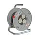 Cable Reel - 25 Metre Cable Reel - 3 Gang Sockets - Thermal Cut-Out - Brennenstuhl