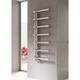 Grosso Stainless Steel Radiator 1650mm h x 500mm w Polished Electric Only Thermostatic - PolishedPolished - Reina
