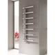 Grosso Stainless Steel Radiator 850mm h x 500mm w Polished Central Heating - PolishedPolished - Reina