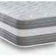 Extreme Comfort Cool touch premium 3D White 9 Deep Medium feel hybrid spring & foam mattress, White Border 5ft King Size