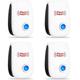 Ultrasonic Insect Rodent Repeller,Mosquito Repeller,Electric Fly Repeller Indoor Mouse,Mosquito,Cockroach,Ant,Spider Repeller,100% Harmless (4 Packs)