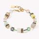 Coeur De Lion DELUXE GEOCUBE Bracelet Gold Amazonite Multicolour Gentle