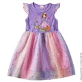 Disney-Robe de princesse Sofia pour filles vêtements de fête pour enfants cadeaux pour bébé