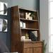 2 Shelf Bookcase Display Adjustable Brown - 52 x 63