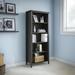 5 Shelf Bookcase Engineered Wood Black - 52 x 63