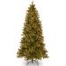 Feel-Real Down Swept Douglas Slim Fir Hinged 7.5-foot Tree with 600 Clear Lights-UL-Special Version