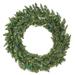 Vickerman 72" Camdon Fir Artificial Christmas Wreath, Multi-colored LED Mini Lights - Multicolor