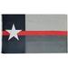 3x5 Texas Thin Fire Fighter Department Memorial 100D Woven Nylon Flag 5x3 Banner Grommets Duty (RUF)