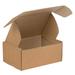 HTYSUPPLY Deluxe Literature Corrugated Cardboard Mailing Boxes 9 x 6 1/4 x 4 Pack of 50 Crush-Proof for Shipping Mailing and Storing (BMFL964K)