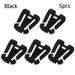 1/2/5Pcs High Quality Outdoor Nylon Hook Clamp Survival Gear Tools Molle Backpack Buckle Camping Bag Hanger EDC Carabiner Carabiner Clips BLACK 5PCS