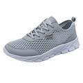 gvdentm Golf Shoes Men Mens Running Shoes Slip on Tennis Walking Sneakers Casual Breathable Lightweight Work Sport Shoes Grey 11.5