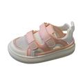 gvdentm Girls Tennis Shoes Fashion Autumn Toddler Girls Casual Shoes Soft Sole Round Toe Buckle Girls Shoes Pink 9