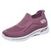 gvdentm Womens Golf Shoes Walking Shoes Women Lightweight Breathable Sneakers for Women Fashion Casual Tennis Shoe Purple 7.5