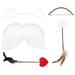 NUOLUX 1 Set of Adorable Newborn Hundred Days Photography Prop Angel Wings Costume