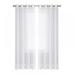 Sheer Window Curtain Panels - Solid White Lightweight & Airy Gauzy Panels/Drapes with Grommet Top (52 Wide x 72 inch Longï¼‰