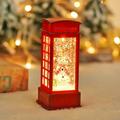 Christma Lantern Decorative Christmas Snow Globe Musical Lighted Christmas Color Changing Light for Home Decoration Flashing Fairy Lights for Christmas Tree Garden Bedroom Parties 5 inch