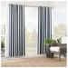 WaverlyÂ® Sun n Shade Solstice Stripe Light Filtering Grommet Top Single Curtain Panel Blue 52 x 95