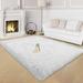 Fashionable and durable Faux Fur Rug White Fluffy Area Rugs for Bedroom Thick Fuzzy Shag Rug