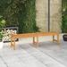 Tomshoo Patio Bench 70.9 Solid Teak Wood