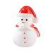 Rdeuod Christmas Miniature Statue Mini Resin Christmas Snowman Decoration DIY Christmas Decoration Christmas Decorations E