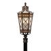 Fine Art Handcrafted Lighting 541680St Chateau Outdoor Five-Light Post Light - Variegated