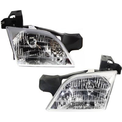 2004 Oldsmobile Silhouette Driver and Passenger Side Headlights, with Bulbs, Halogen