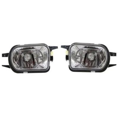 2003 Mercedes Benz C230 Front, Driver and Passenger Side Fog Lights, with Bulbs, Halogen, Rectangular, For Models without AMG Styling Package, with Bi-Xenon Headlight