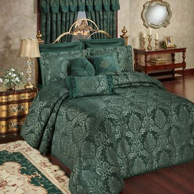 Camelot Grande Bedspread Emerald Green, Queen, Eme...