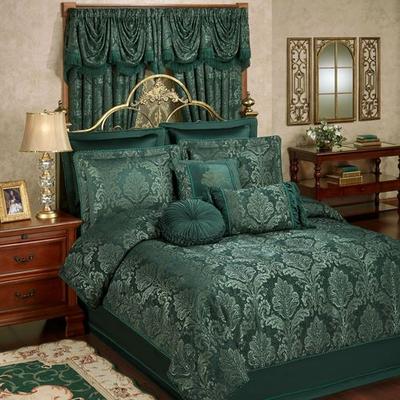 Camelot Comforter Set Emerald Green, Queen, Emeral...
