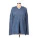 First Love Pullover Hoodie: Blue Tops - Women's Size Medium