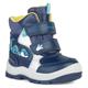 Lauflernschuh GEOX "Blinkschuh B FLANFIL BOY ABX" Gr. 20, blau (navy, hellblau) Kinder Schuhe Lauflernschuhe