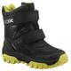 Winterstiefel GEOX "J HIMALAYA BOY B ABX" Gr. 29, bunt (schwarz, limette) Kinder Schuhe Stiefel Boots