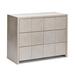 Interlude Lowell 1 Drawer 39.5" W Solid Wood Combo Dresser Wood in Brown/Gray | 31.5 H x 39.5 W x 18 D in | Wayfair 188279