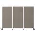 Versare Fabric 3 Panel Freestanding Room Divider | 70 H x 100 W x 18 D in | Wayfair 2812386