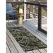 Blue/Green 30 x 0.08 in Area Rug - Lark Manor™ Aniella SILVER SQUILL DARK PURPLE Outdoor Rug By Becky Bailey Polyester | 30 W x 0.08 D in | Wayfair