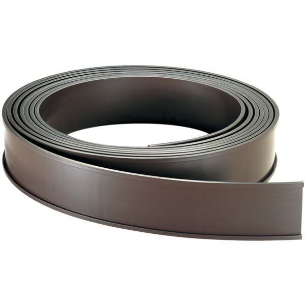 Franken C101 Lagerschild magnetisch (Selbstzuschnitt) Höhe 1 cm braun, 100x1x0.5 cm Image